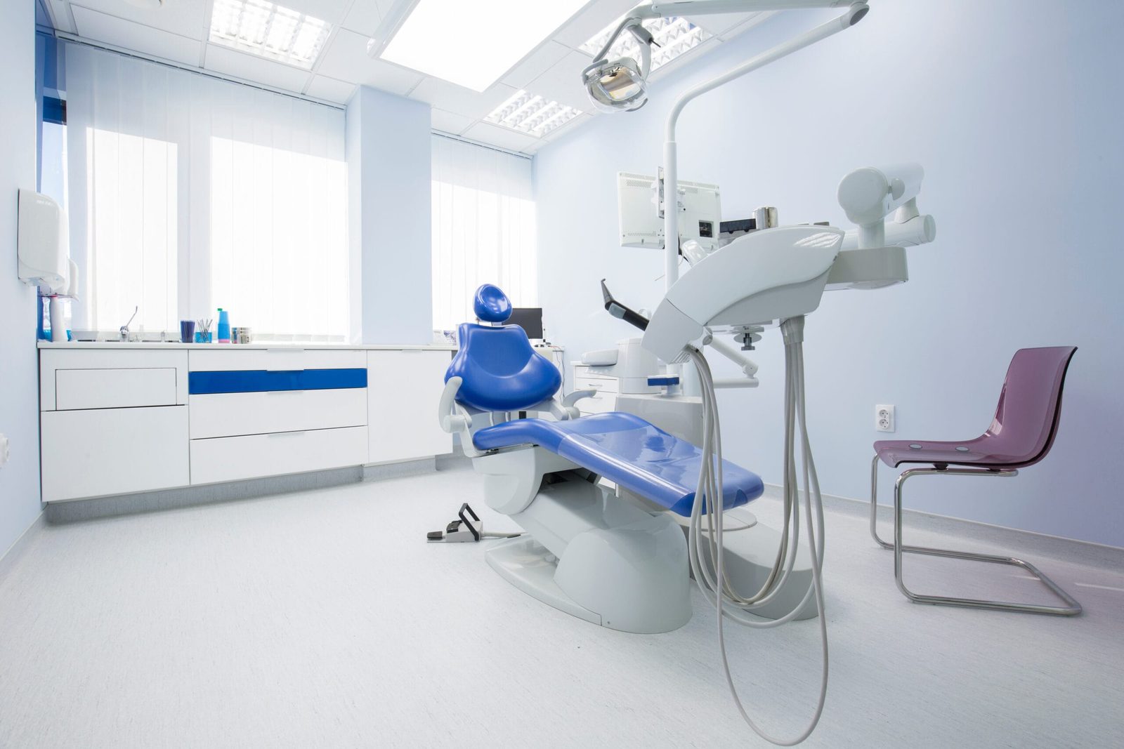 Dental operatory disinfected and reset between patients